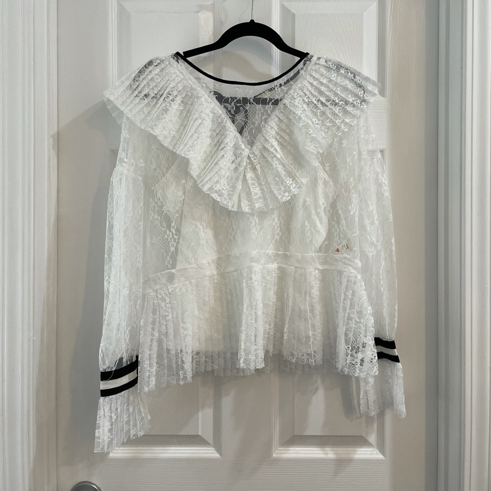 White Lace Blouse